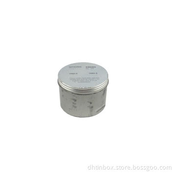 seamless tea tin, screw lid tea can, airtight tea container